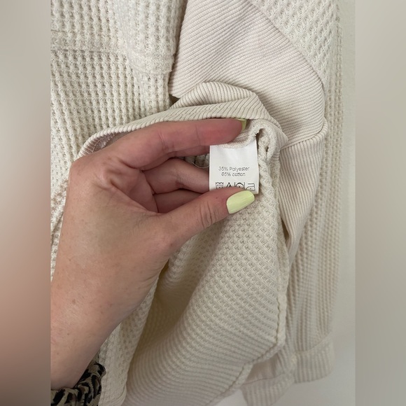 Cream waffle-knit - Picture 13 of 13